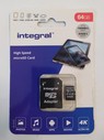 Integral Micro SD Adapter 64GB 100 MB-s