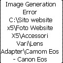Lens Adapter Canon EOS - Canon EOS R